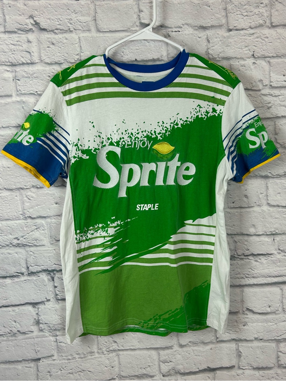Staple x Sprite Enjoy Sprite Graphic T-Shirt Green White Size Small